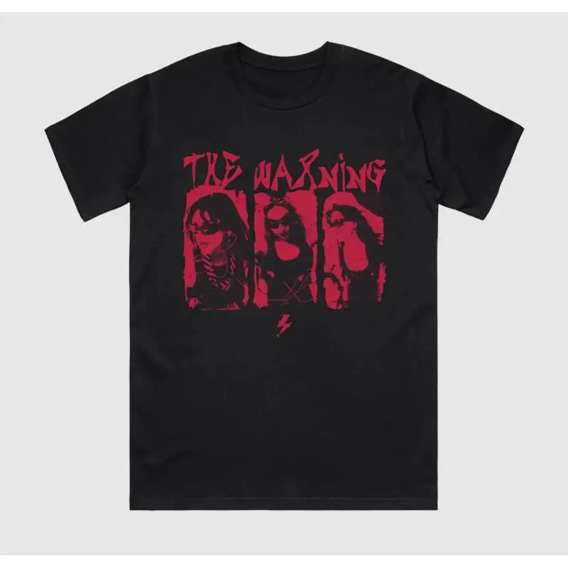Vtg The Warning Band Cotton Black Full Size T Shirt Ag115 S