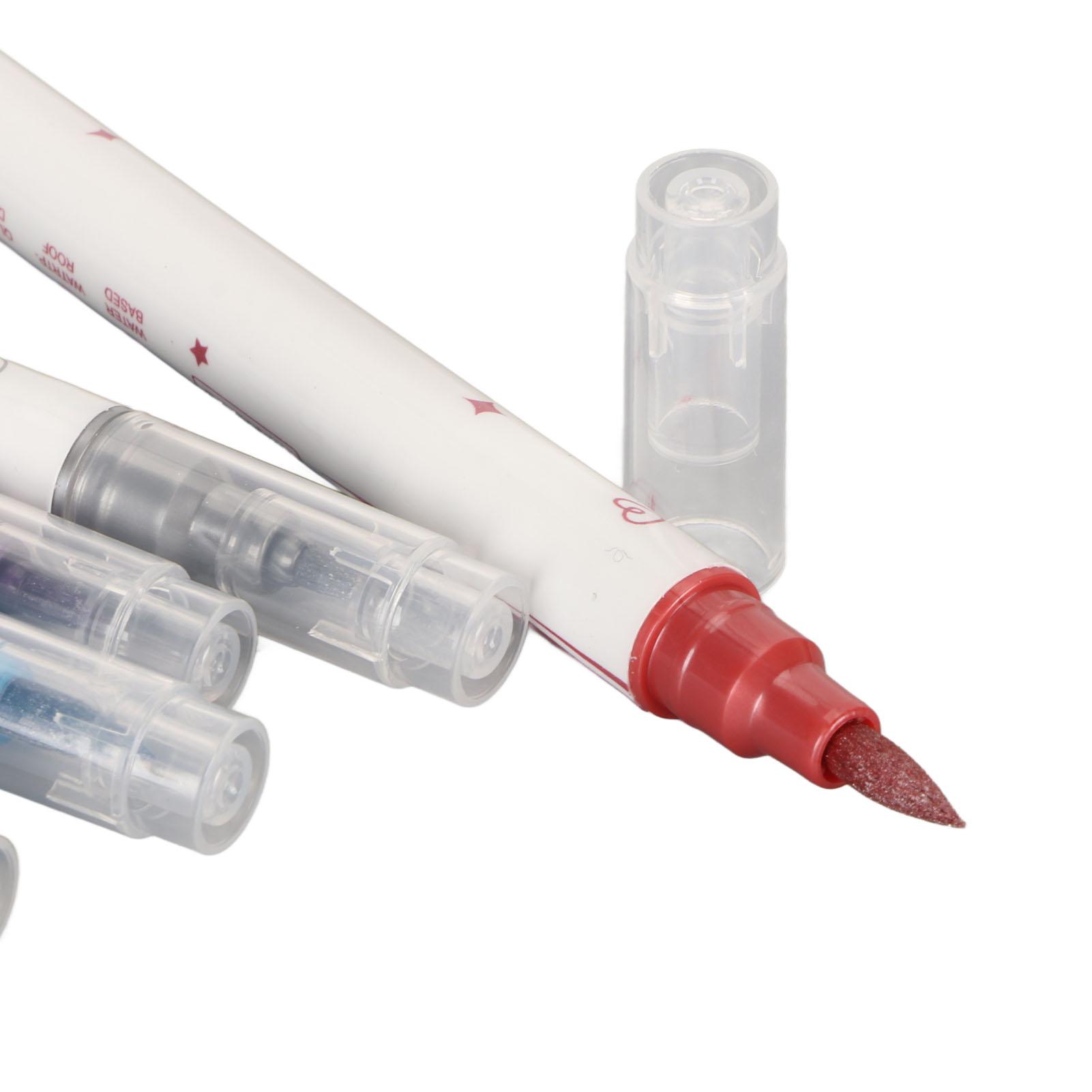 

10 шт. маркеров для граффити на водной основе с двумя головками, насыщенные цвета, быстросохнущие, упакованные в коробку, маркеры для