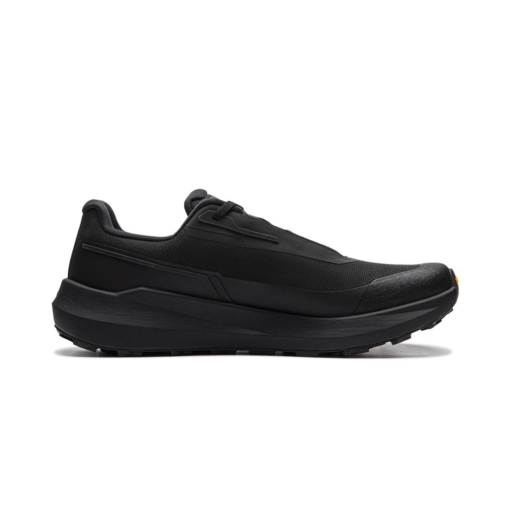 Li Ning Cushioning Slip Resistant Abrasion Resistant Breathable Support Rebound Low top Casual Shoes Unisex Black AGCW265-1