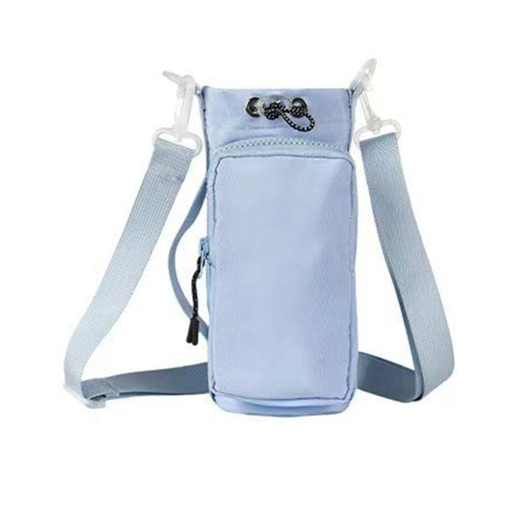 

Large Capacity Water Bottle Crossbody Bag Front Pocket Cup Sleeve Pouch Thermos Bottle Holder Gym
