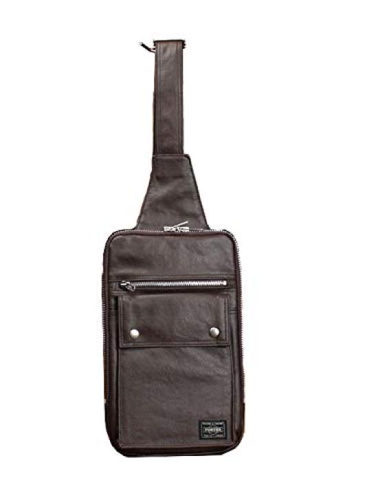 

Free Style One Shoulder Body Bag FREE STYLE Shoulder Bag Chocolate [Porter] 707-06127 шоколадний