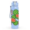 1PC Pig Watermelon Repeat Pattern 750ml Color Plastic Sports Water Bottle Leakproof Flip Straw Lid Suitable for Sports Office Home Use