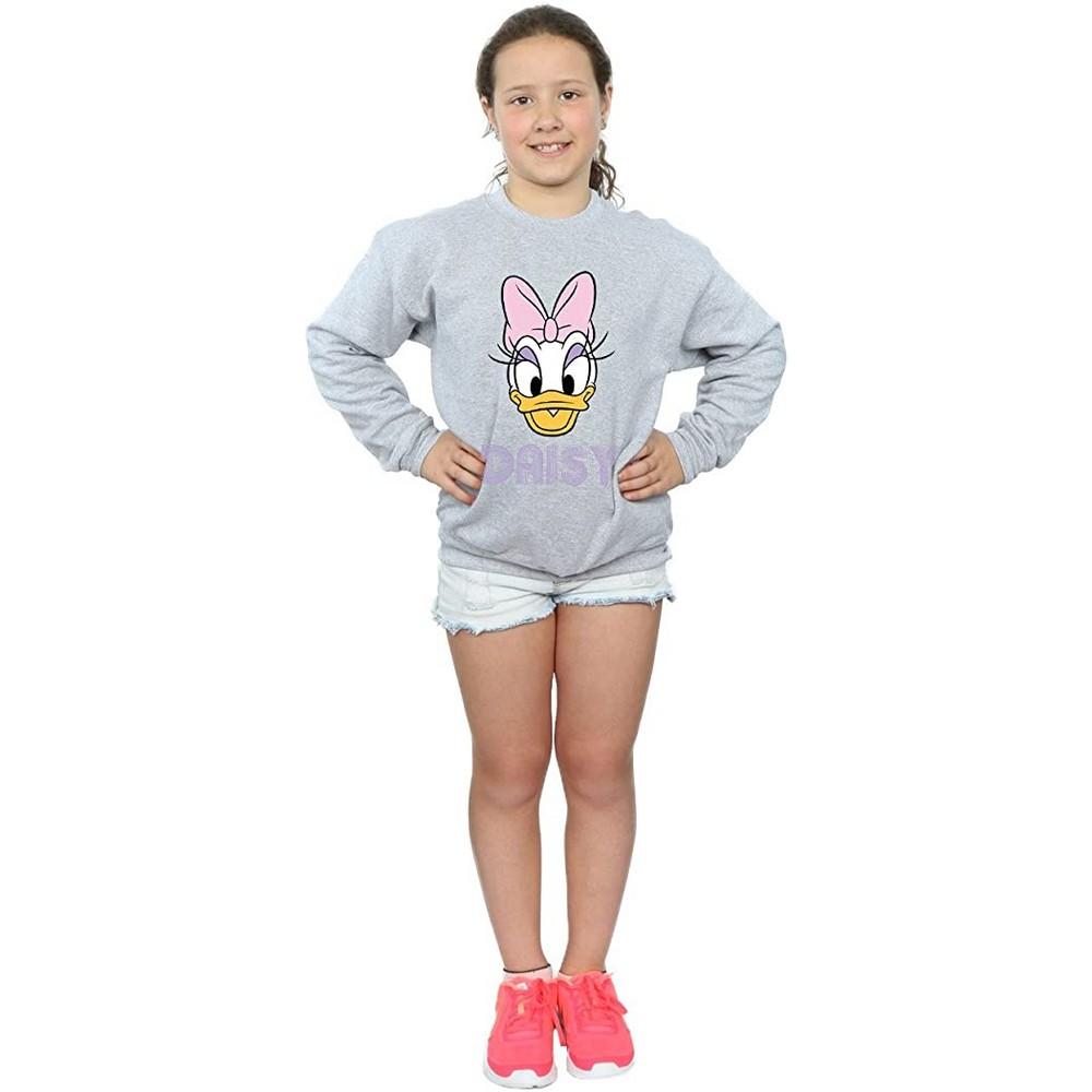 Disney Girls Daisy Duck Face Sweatshirt