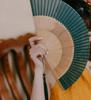 [Sarkovos] Women's Folding Fan, Natural Bamboo, Japanese Style, for Yukata and Summer Kimono, Heatstroke Prevention, Handmade, High-Quality Summer