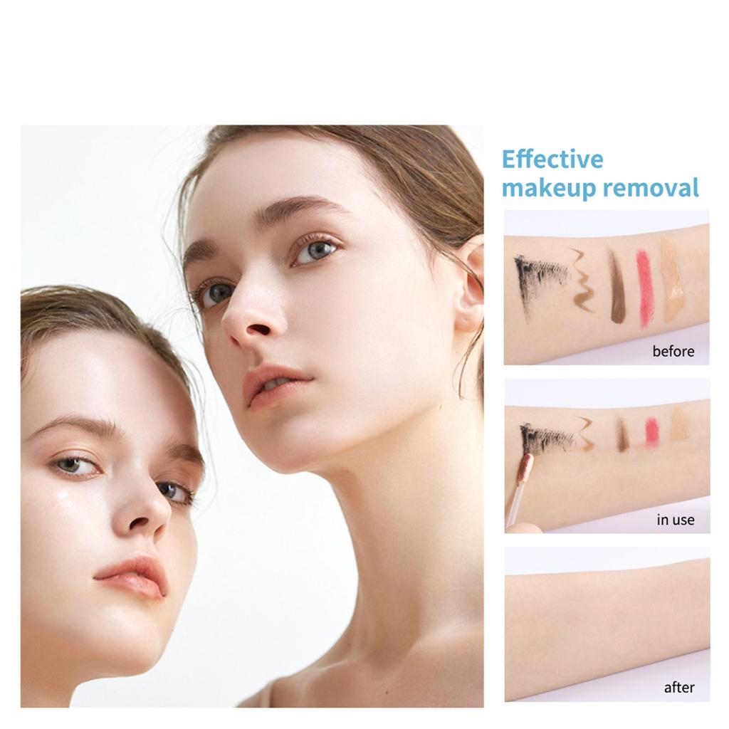 Boxed Cotton Swab Makeup Remover Water For Eyes, Lips, Face, Eyebrows, Gentle And Portable Cleaning Cotton Swabs For Wiping Makeup Remover Oil 3ml