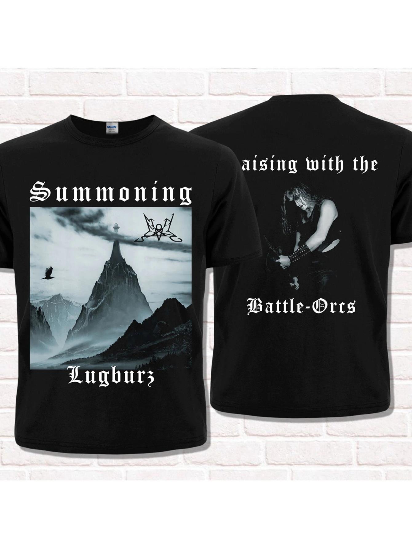 Graphic T-Shirt for Men Featuring The Lugburz Gothic Heavy Metal Band XL
