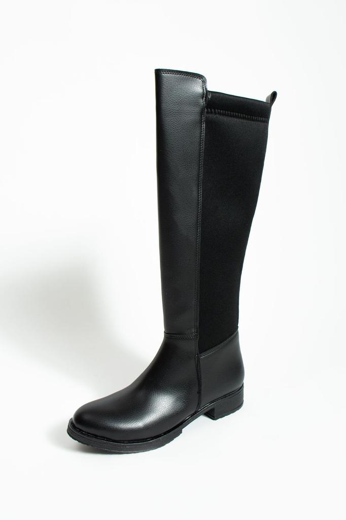 Women Modern Stylish Fashion Boots Boots Faux Leather Black Chic Style Casual Comfortable Fit Stretch Upper Suitable for All Legs Boots