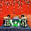 Black-Green Silver Party-Decorations Garland Streamers - 52Ft Graduation 2025 Hanging Paper Banner, Soccer Party Supplies Men Boys Birthday Spring
