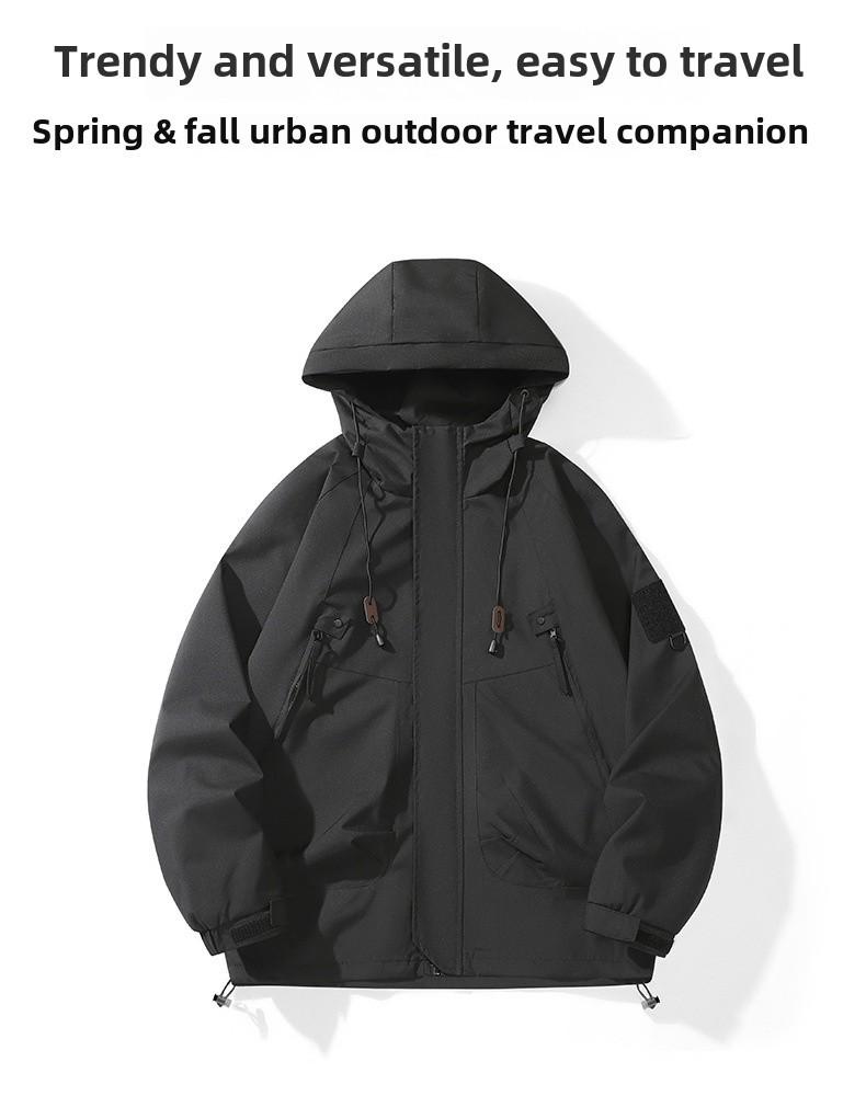 Unisex nepromokavá větruodolná horská bunda pro turistiku, cyklistiku a outdoorové aktivity