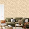 Geometric Pattern Wallpaper Cream and Beige for Living Room and Bedroom 50x1000