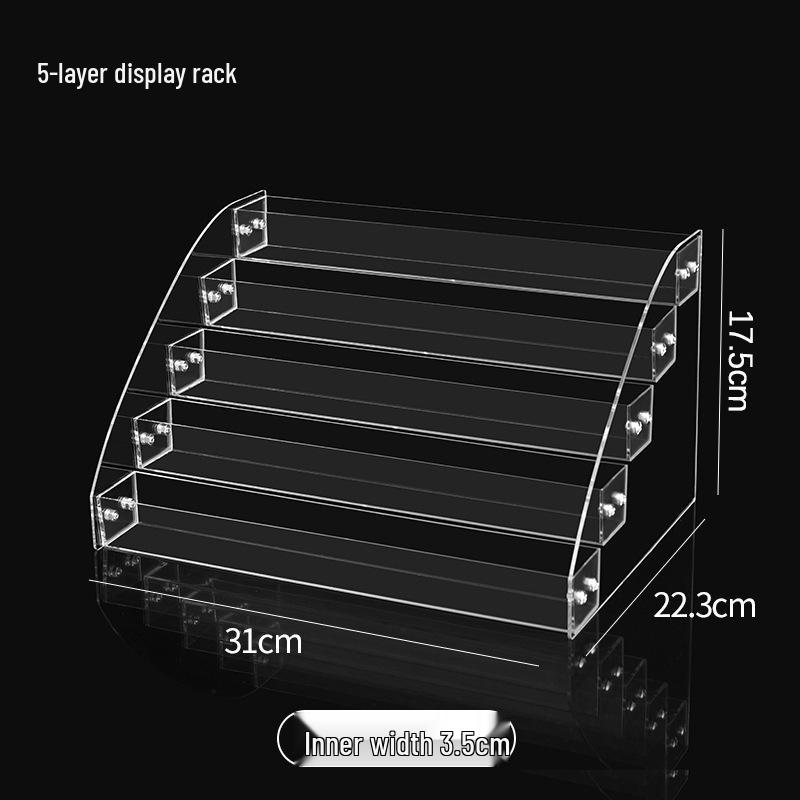 Acrylic Multi-Layer Display Stand & Storage Box for Cosmetics and More