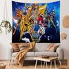 Retro Saint Seiya Anime Tapestry Indian Buddha Wall Decoration Witchcraft Bohemian Hippie Wall Hanging Sheets