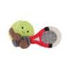Apricot Lamb Happy Tennis Plush Toy, Soft and Cute, Fluffy Happy Tennis Toy for Boys and Girls, 12cm