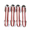 For Toyota Rav 4 Rav4 -2025 Carbon Fiber Color Door Handle Cover ABS Decoration Protector Chrome Trim With 2 Smart Set
