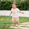 Baby reiner Baumwoll Sommer Kurzarm Zweiteiler Set