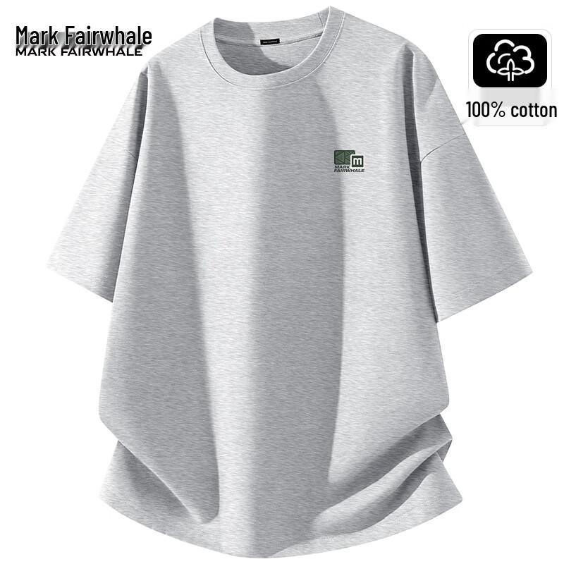 Mark Fairwhale Men's 2026 Summer Loose Cotton T-Shirt