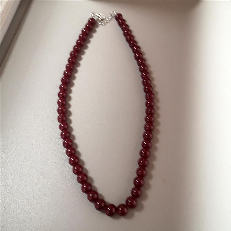 Kpop Punk Rock Heart Cross Star Pendant Beaded Necklace For Women Men Cool Hip Hop Street Grunge Y2K Charms Jewelry Accessories