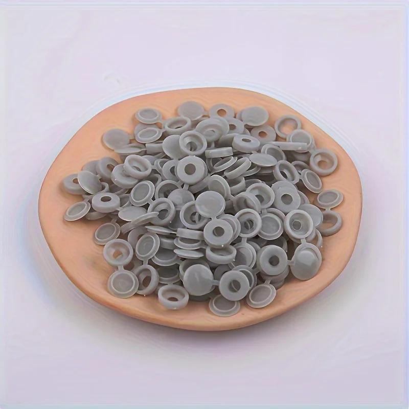 50 Teile/beutel Praktische Scharnier Kunststoff Schraube Falten Snap Schutzkappe Taste Muttern Abdeckung Schrauben Schützen Möbel Dekor