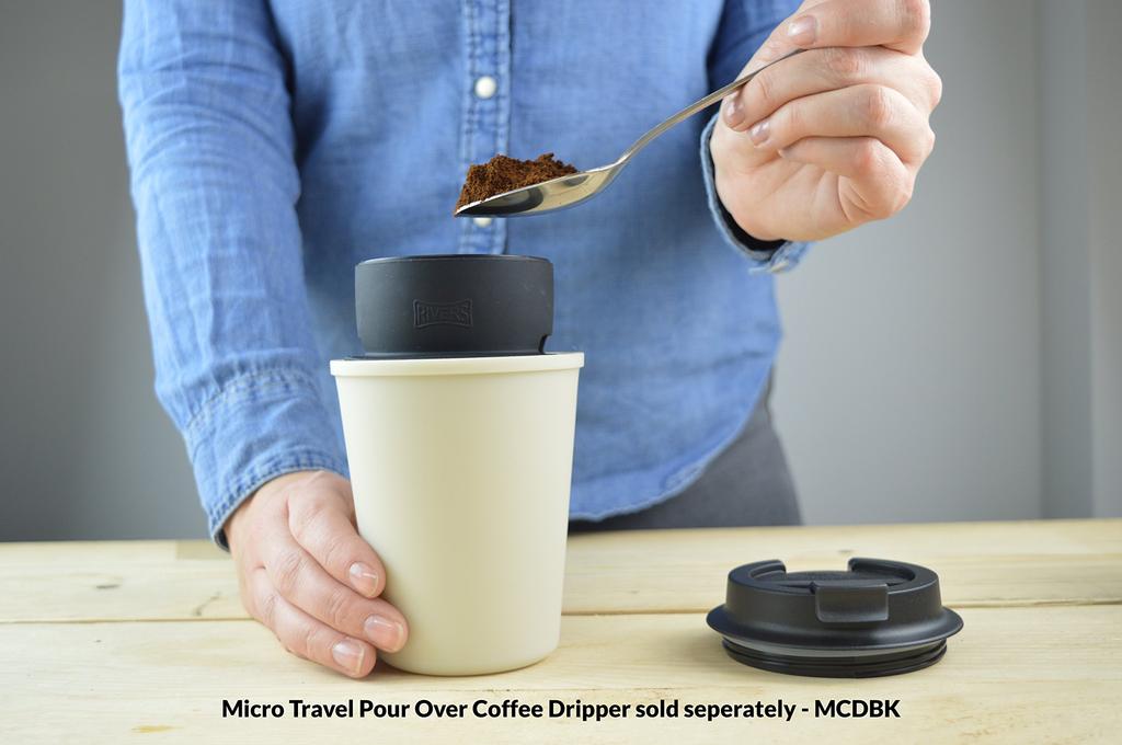 Rivers Plastic Wall Mug, Sleek Beige