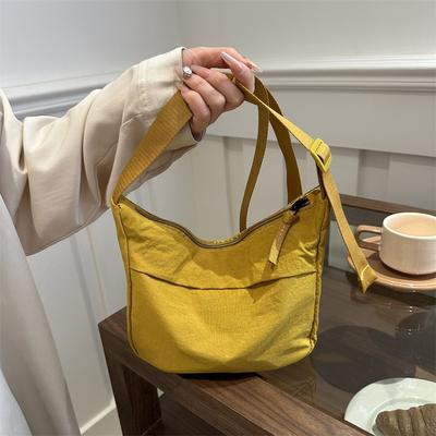 Fashion Shoulder Messenger Bag Casual Bag Solid Color Foreign Style Simple 2025 New Make-up Bag Women