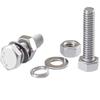 Ji Chu Long 304 Stainless Steel M12x60 Hex Bolt & Nut Set