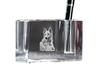 Basque Shepherd Dog, Basque Sheepdog – Pen stand, crystal organiser with dog photo | Art-Dog