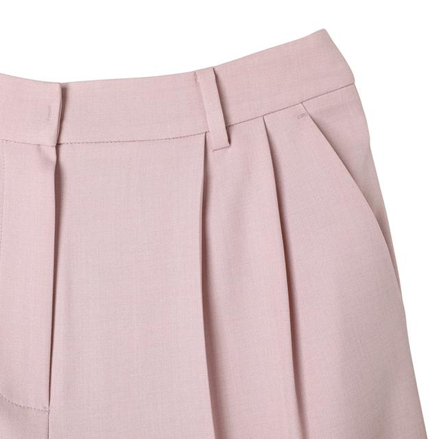LAP Double-Pleated Stretch Wide Pants Ar2Wp472