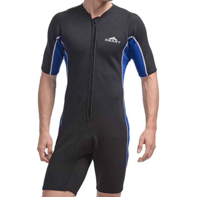 SBART Women's 2mm Short-Sleeve One-Piece Diving Suit