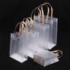 5Pcs Frosted Translucent Pvc Loot Bag Gift Bagbbags For Gifts Packing Bag Pvc Hand Bag Party Decor Souvenir Tote Bags
