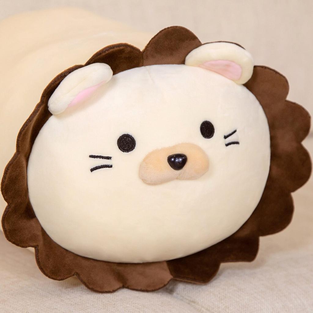 35 /42cm Lovely Lion Plush Pillow Kawaii Animal Lion Dolls Sofa Back Cushion Stuffed Soft Plush Toy For Children Girls Xmas Gift