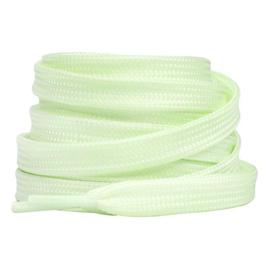 1 Pair Luminous Shoelaces Glow in The Dark Shoe Laces Fluorescent Flat Shoelaces Replacements for Sneakers Boots
