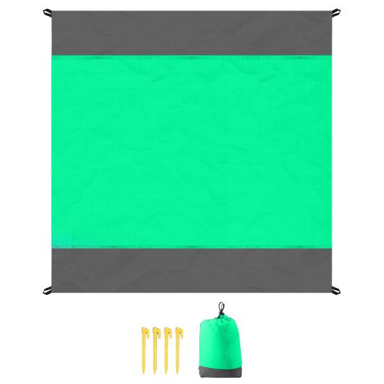 Plážová podložka, přenosná vodotěsná skládací kempingová pikniková podložka, odolná proti opotřebení a vlhkosti, cestovní pikniková podložka