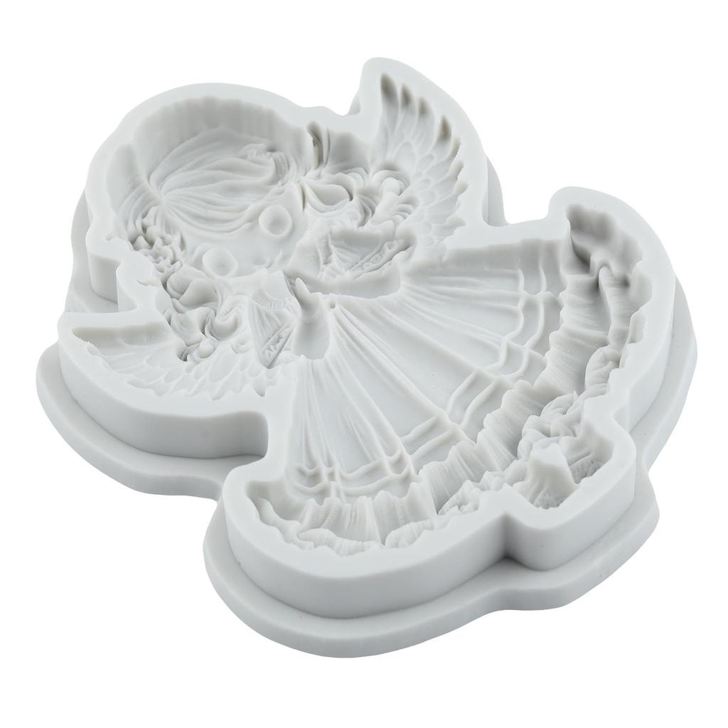 Formy silikonowe Anioł Aniołek Forma do fondantu Narzędzia do dekoracji ciast Topper na babeczki Czekolada Cukierki Rękodzieło Pasta cukrowa Polimerowa glina