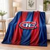 Montreal Canadiens Printed Flannel Blanket Warm Comfort Bed Throw For Indoor Home Decoration