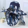 Outdoor Mountaineering Fishing Sun Hat With Large Solar Fan