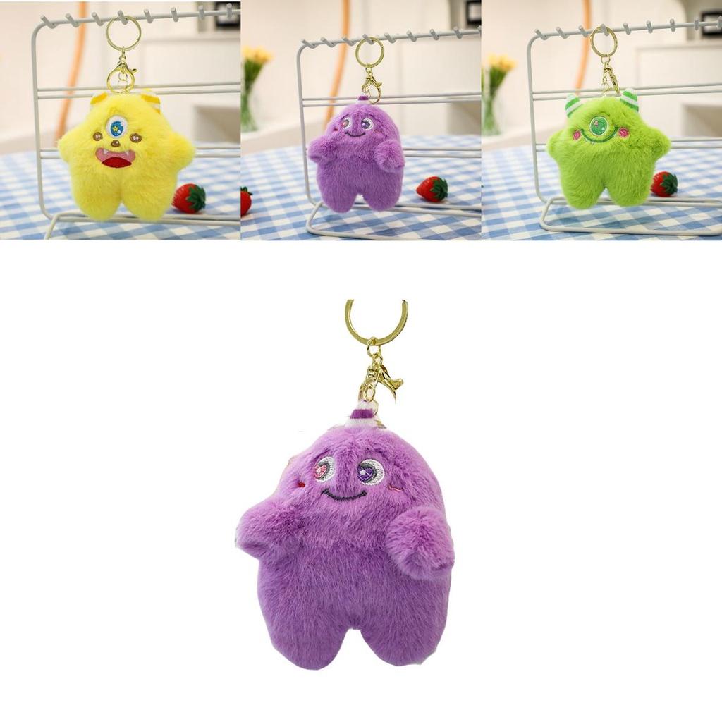 Cute Monster Doll Keychain Plush Toy Wholesale Gift For Girls