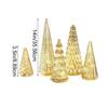 LED Christmas Tree Small LED Acrylic Home Decor Small Christmas Tree with Lights for Outdoor Desk Table Fireplace Living Room