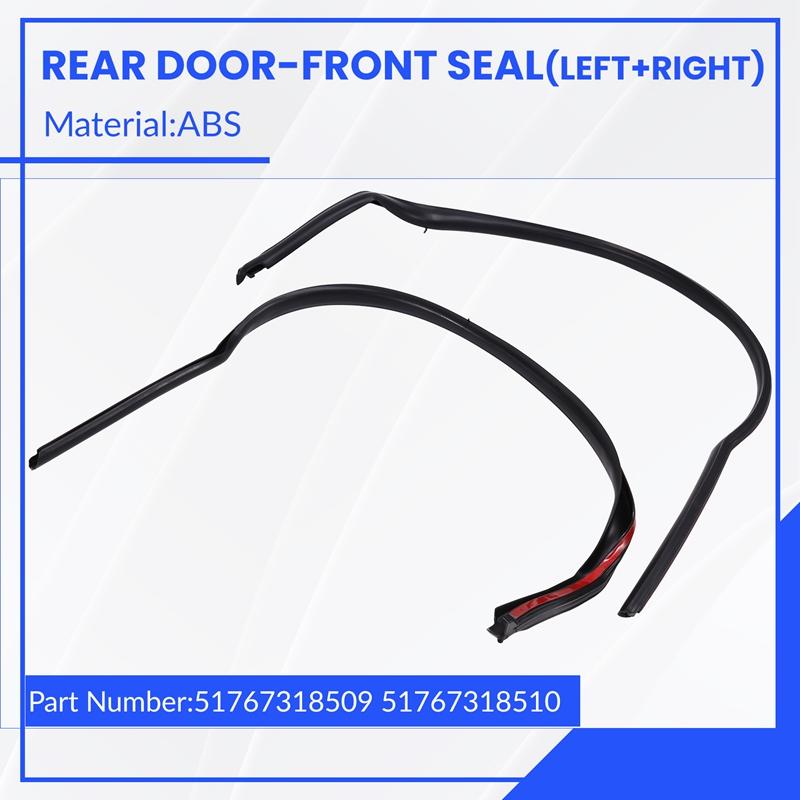Für BMW X5 X5M F15 2014-2018 Auto Hintertür-Vordertürdichtung Links & Rechts 51767318509 51767318510