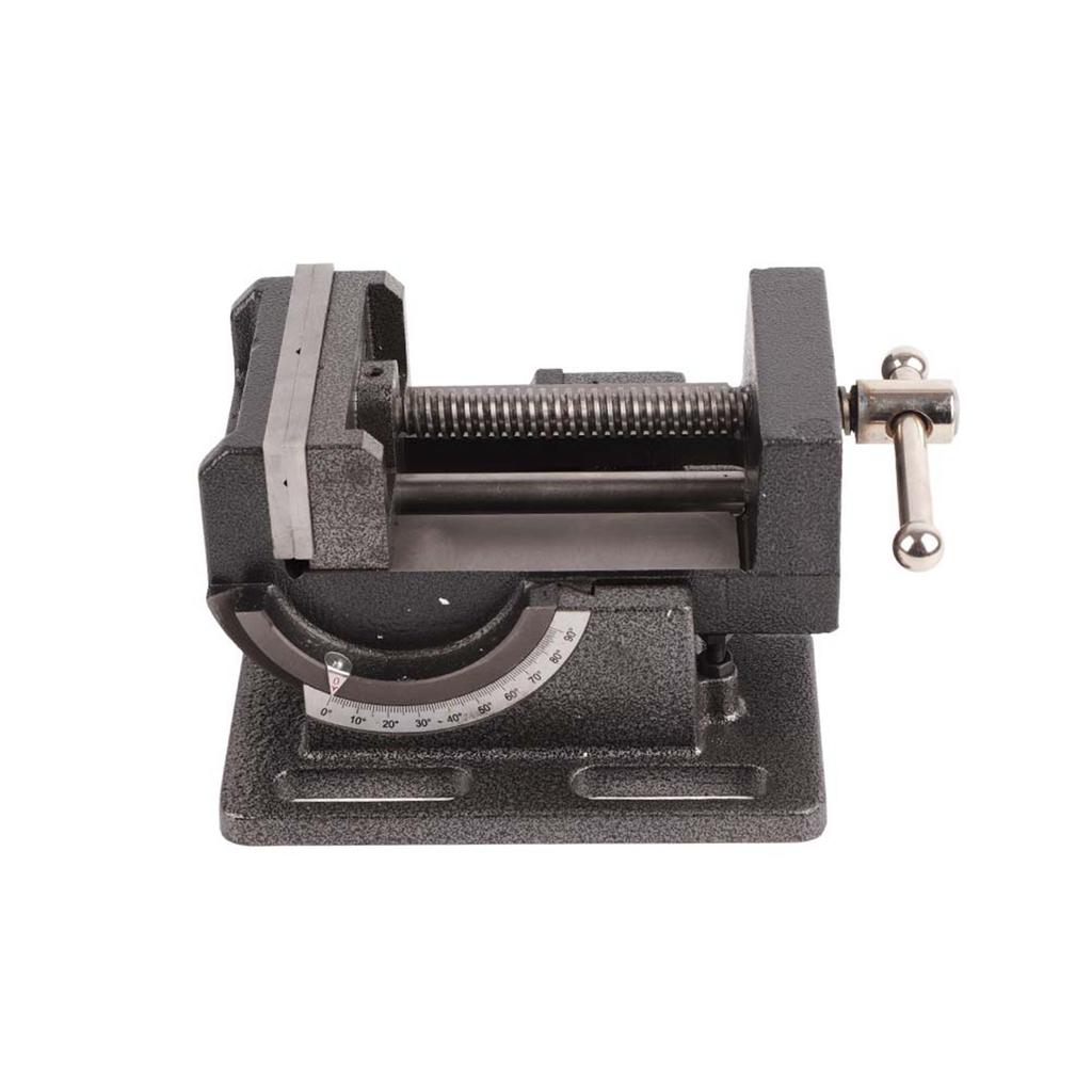Tilting Drill Press Vise 0 90 Degrees Tilt Heavy Duty Guide Rod Bench Clamp (4 )