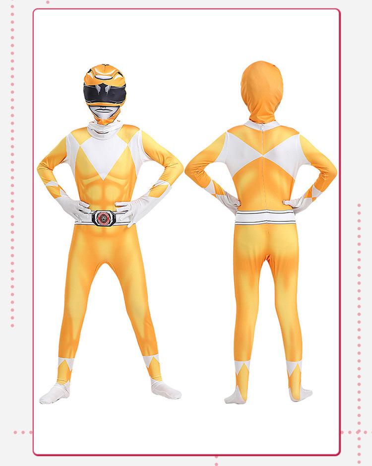 Children's Dinosaur Squadron Cosplay Jumpsuit - Halloween Party & Performance Costume
