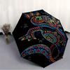 1pc Axolotl Mandala Automatic Open/close Umbrella, 8-Rib sturdy structure, Portable Travel Umbrella, Parties, Everyday Use, 11099