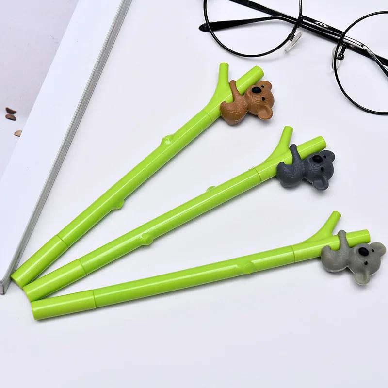 

3 шт. Милая ручка с гелевыми чернилами в виде коалы, 0,5 мм, хороший офисный аксессуар, ручки для письма, подарок, канцелярские товары, детские школьные принадлежности 3pcs