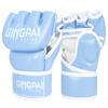 Half Finger New Grappling MMA Gloves PU Punching Bag Boxing Gloves Top Quality PU Leather MMA Half Fighting Competition Gloves