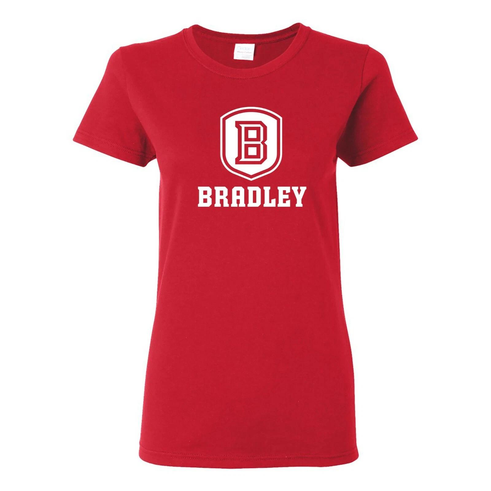 Bradley Braves Primary Logo Women s T Shirt XL
