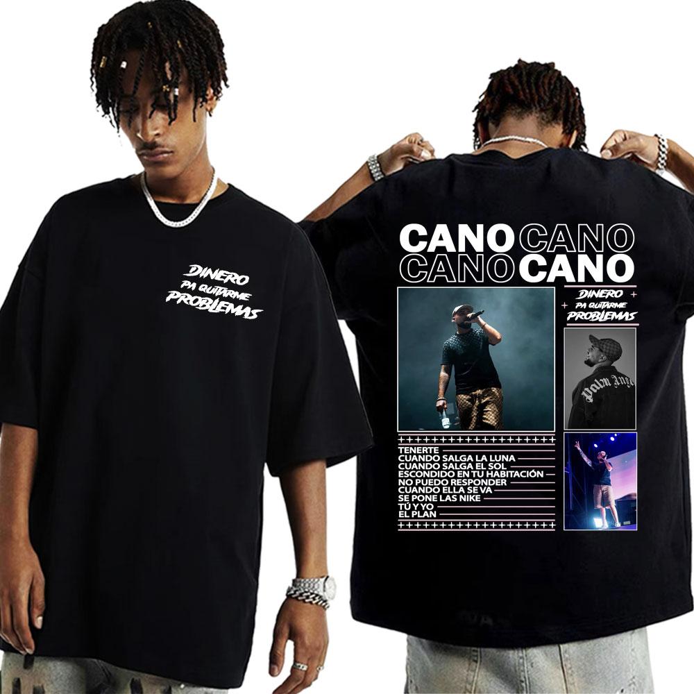 2025-26 Rapper Cano Triana's New Album 2025 Tour Merch T-shirt Men's Harajuku Fashion Trend T-shirt High Quality Cotton Top