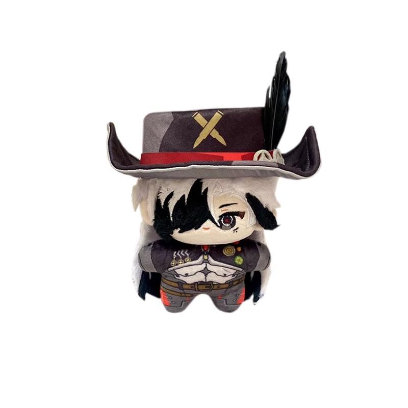 12Cm Boothill Plush Dolls Pendants Mini Soft Keychain Bag Pendant Honkai: Star Rail Kids Doll Holiday Fans Gift High Quality