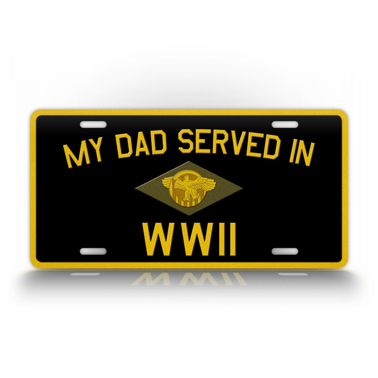 Personalized WWII Veteran Discharge Memorial Metal Plaque Home Decor белый
