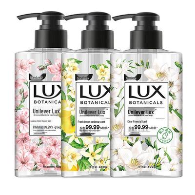 Botanical Fragrance Hand Wash Triple Pack (Cherry Blossom, Freesia, Lemon Verbena) 3x400g