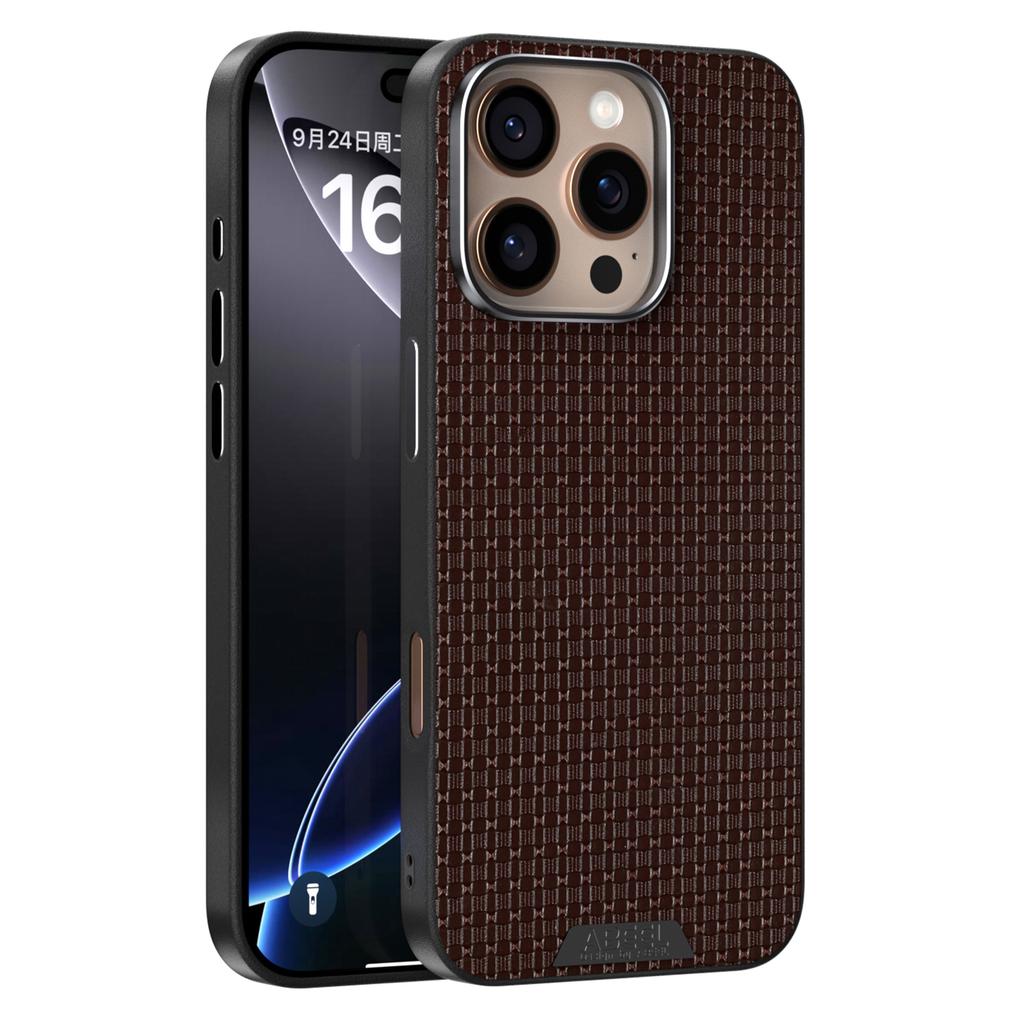 ABEEL For iPhone 16 Pro Case Compatible with MagSafe Textured Micro-Embossing Back Cover