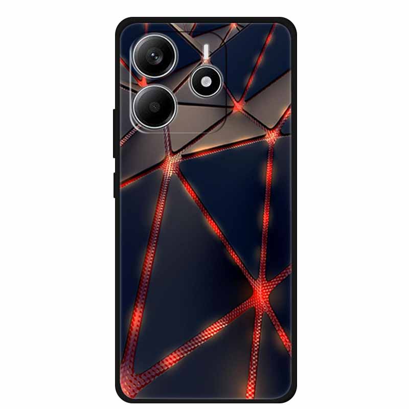 Pour Redmi Note 14 4G GLOBAL Coque Animaux Silicone Souple TPU Étuis de Téléphone Housse Arrière pour Xiaomi Redmi Note14 4G Protecteur Coque